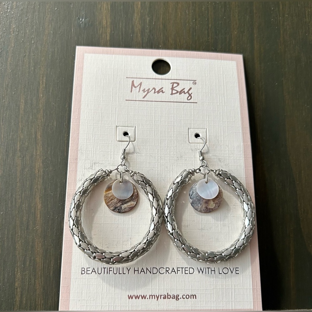 NWT Myra bag hoop earrings